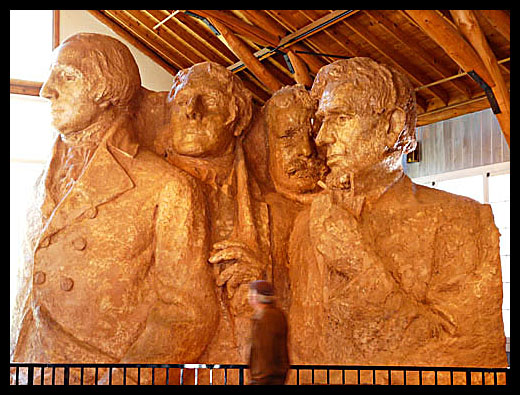 modèle du mont Rushmore